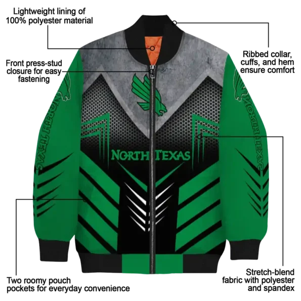 North20Texas20Mean20Green20NCAAZone Jacket 5 Bomber 3.webp