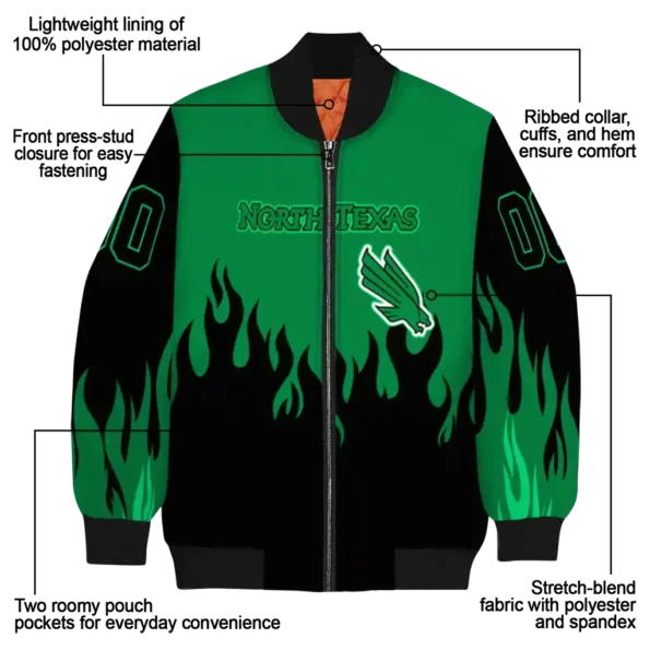 North20Texas20Mean20Green20NCAAZone Jacket 5 Bomber.webp