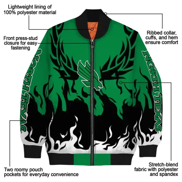 North20Texas20Mean20Green20NCAAZone Jacket 5 Bomber 7.webp