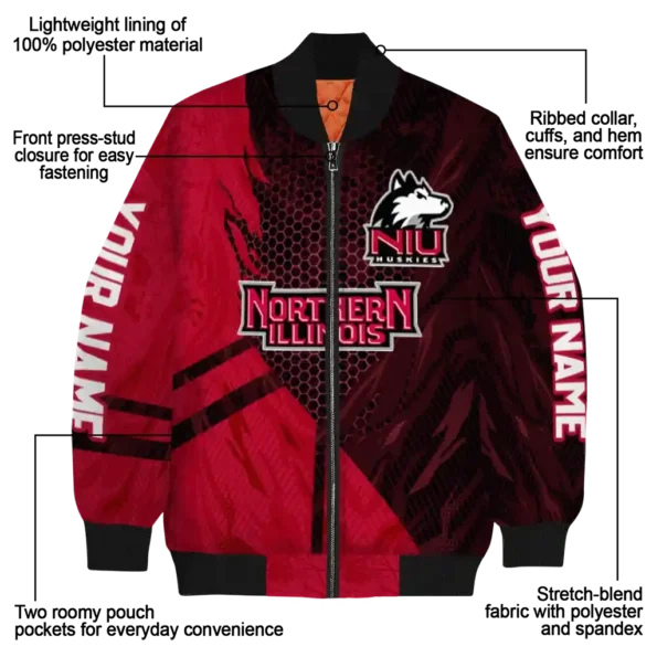 Northern20Illinois20Huskies20NCAAZone Jacket 5 Bomber 5.webp