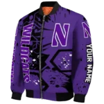 Northwestern20Wildcats20NCAAZone Jacket 1 Bomber 14.webp