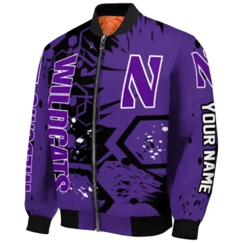Northwestern20Wildcats20NCAAZone Jacket 1 Bomber 14.webp