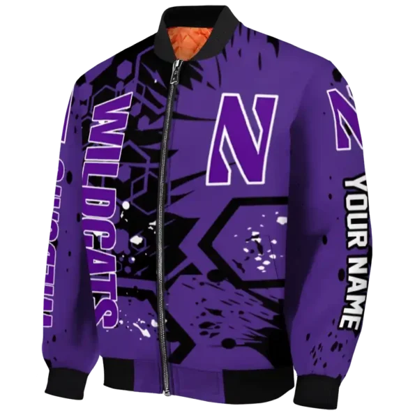 Northwestern20Wildcats20NCAAZone Jacket 1 Bomber 14.webp