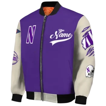 Northwestern20Wildcats20NCAAZone Jacket 1 Bomber 2.webp