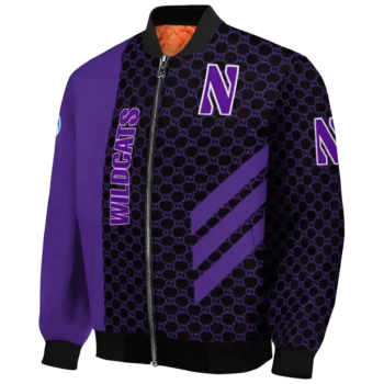 Northwestern20Wildcats20NCAAZone Jacket 1 Bomber 6.webp