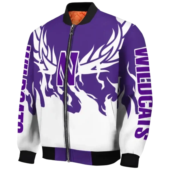 Northwestern20Wildcats20NCAAZone Jacket 1 Bomber 7.webp