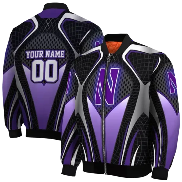Northwestern20Wildcats20NCAAZone Jacket 2 Bomber 10.webp