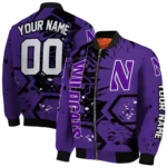 Northwestern20Wildcats20NCAAZone Jacket 1 Bomber 14.webp
