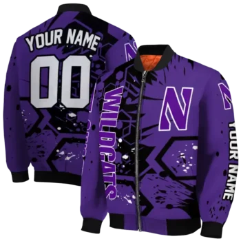 Northwestern20Wildcats20NCAAZone Jacket 2 Bomber 14.webp