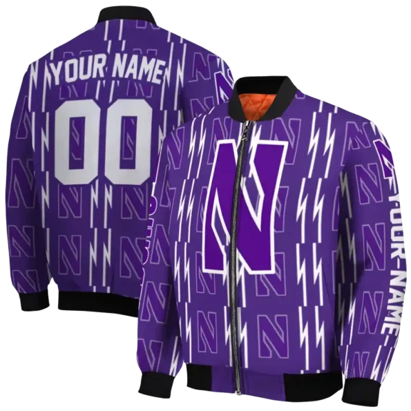 Northwestern20Wildcats20NCAAZone Jacket 2 Bomber 15.webp