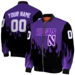 Northwestern20Wildcats20NCAAZone Jacket 1 Bomber.webp