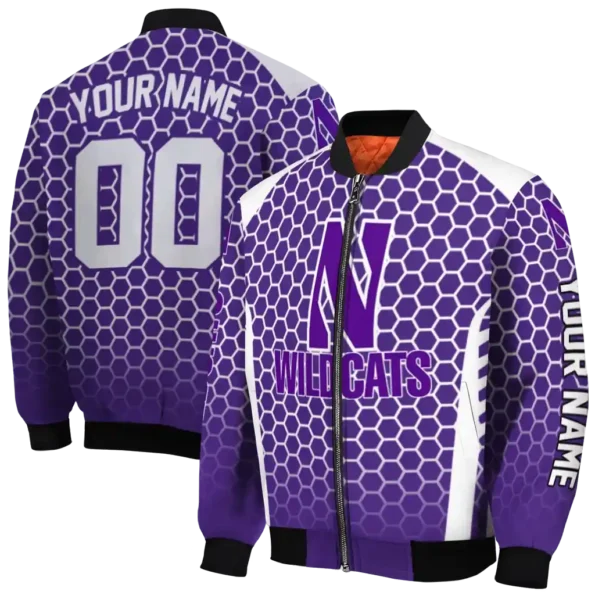 Northwestern20Wildcats20NCAAZone Jacket 2 Bomber 16.webp