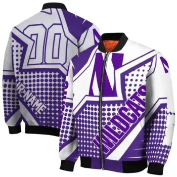 Northwestern20Wildcats20NCAAZone Jacket 2 Bomber 18.webp