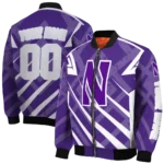 Northwestern20Wildcats20NCAAZone Jacket 1 Bomber 19.webp