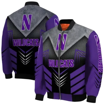 Northwestern20Wildcats20NCAAZone Jacket 2 Bomber 3.webp