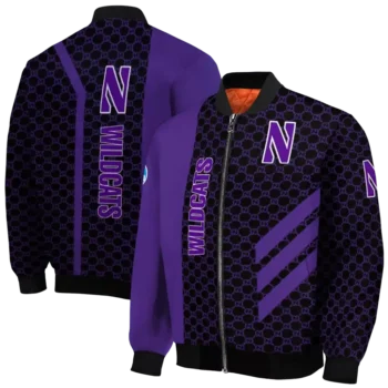 Northwestern20Wildcats20NCAAZone Jacket 2 Bomber 6.webp