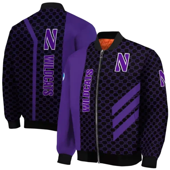 Northwestern20Wildcats20NCAAZone Jacket 2 Bomber 6.webp