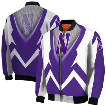 Northwestern20Wildcats20NCAAZone Jacket 2 Bomber 8.webp