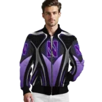 Northwestern20Wildcats20NCAAZone Jacket 1 Bomber 10.webp