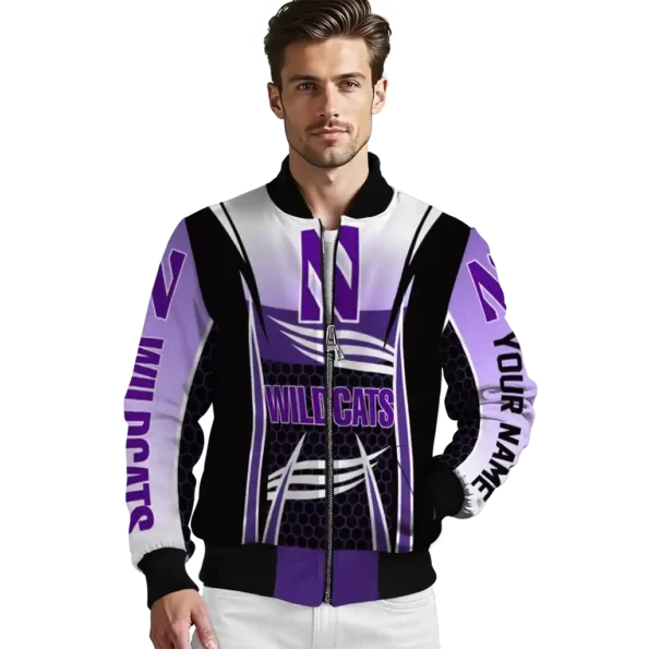 Northwestern20Wildcats20NCAAZone Jacket 3 Bomber 13.webp