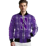 Northwestern20Wildcats20NCAAZone Jacket 1 Bomber 15.webp