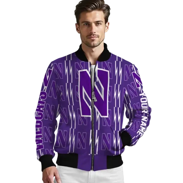 Northwestern20Wildcats20NCAAZone Jacket 3 Bomber 15.webp