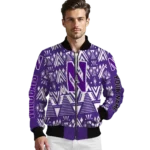 Northwestern20Wildcats20NCAAZone Jacket 1 Bomber 17.webp