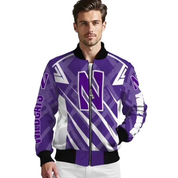 Northwestern20Wildcats20NCAAZone Jacket 3 Bomber 19.webp