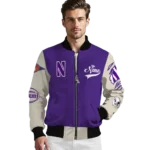 Northwestern20Wildcats20NCAAZone Jacket 1 Bomber 2.webp