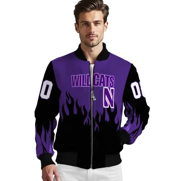 Northwestern20Wildcats20NCAAZone Jacket 3 Bomber.webp