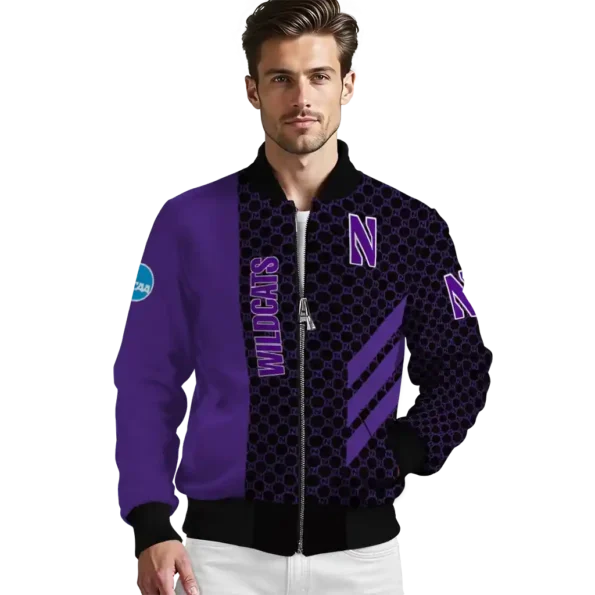 Northwestern20Wildcats20NCAAZone Jacket 3 Bomber 6.webp