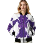 Northwestern20Wildcats20NCAAZone Jacket 1 Bomber 1.webp
