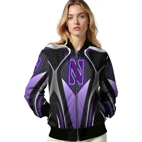 Northwestern20Wildcats20NCAAZone Jacket 4 Bomber 10.webp
