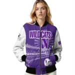 Northwestern20Wildcats20NCAAZone Jacket 1 Bomber 12.webp
