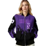 Northwestern20Wildcats20NCAAZone Jacket 1 Bomber.webp