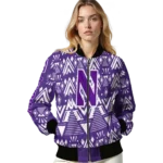 Northwestern20Wildcats20NCAAZone Jacket 1 Bomber 17.webp