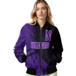 Northwestern20Wildcats20NCAAZone Jacket 1 Bomber 5.webp