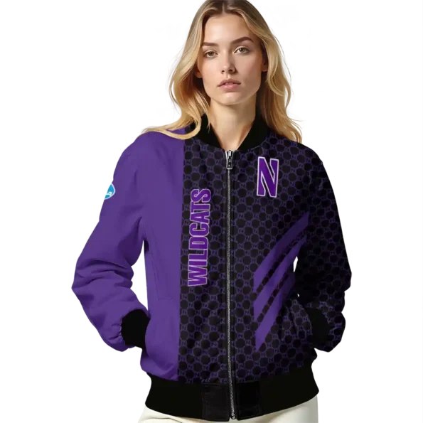 Northwestern20Wildcats20NCAAZone Jacket 4 Bomber 6.webp