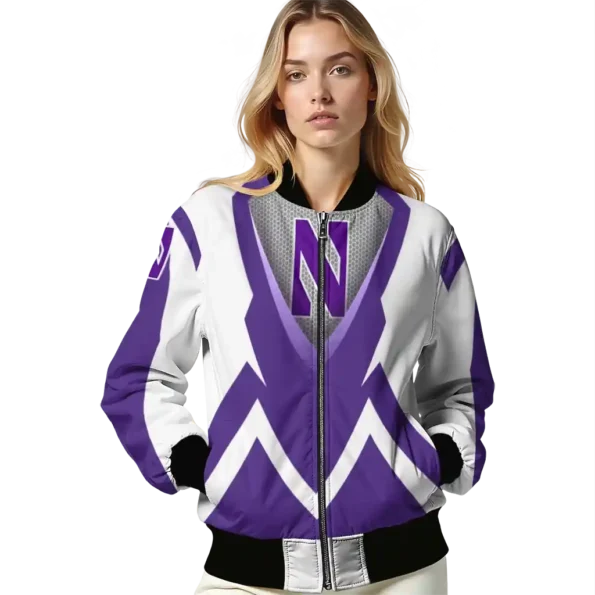 Northwestern20Wildcats20NCAAZone Jacket 4 Bomber 8.webp