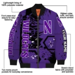 Northwestern20Wildcats20NCAAZone Jacket 1 Bomber 14.webp
