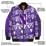 Northwestern20Wildcats20NCAAZone Jacket 1 Bomber 17.webp
