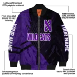 Northwestern20Wildcats20NCAAZone Jacket 1 Bomber 5.webp
