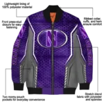 Northwestern20Wildcats20NCAAZone Jacket 1 Bomber 9.webp