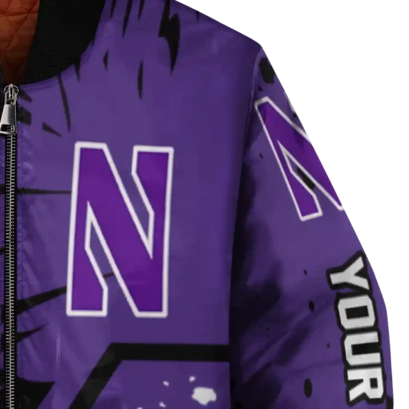 Northwestern20Wildcats20NCAAZone Jacket 6 Bomber 14.webp