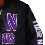 Northwestern20Wildcats20NCAAZone Jacket 1 Bomber 5.webp