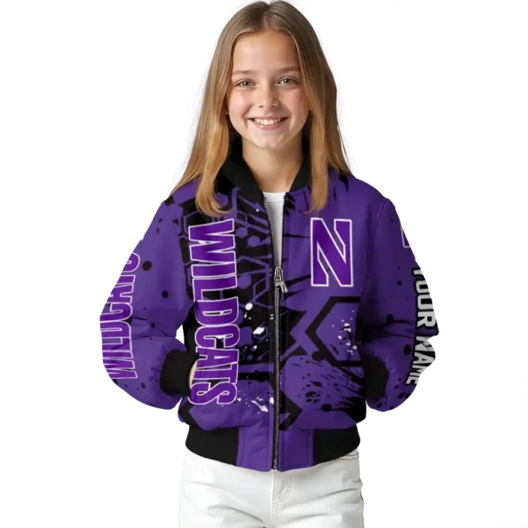 Northwestern20Wildcats20NCAAZone Jacket 7 Bomber 14.webp