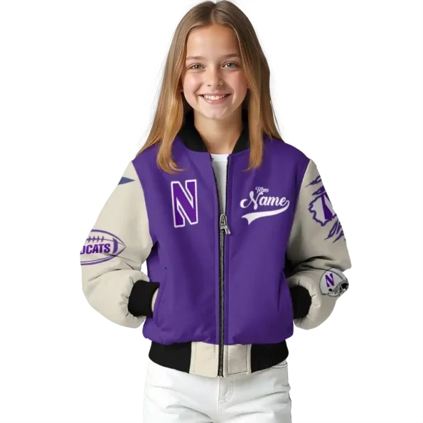 Northwestern20Wildcats20NCAAZone Jacket 7 Bomber 2.webp