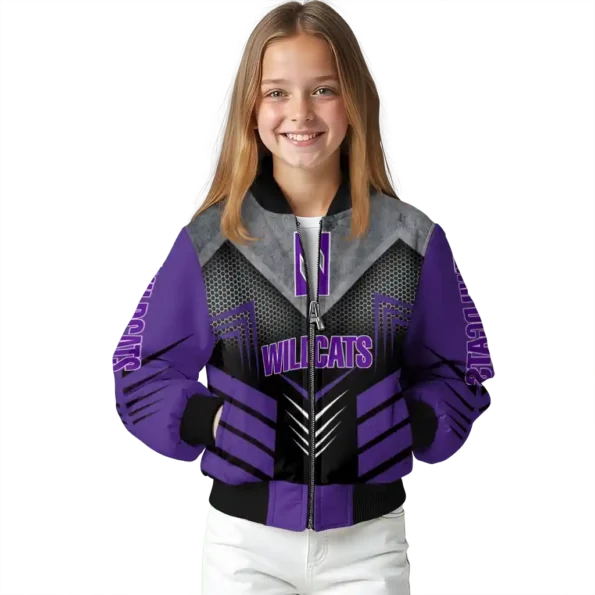 Northwestern20Wildcats20NCAAZone Jacket 7 Bomber 3.webp