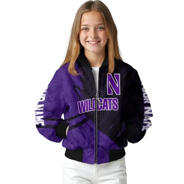 Northwestern20Wildcats20NCAAZone Jacket 7 Bomber 5.webp