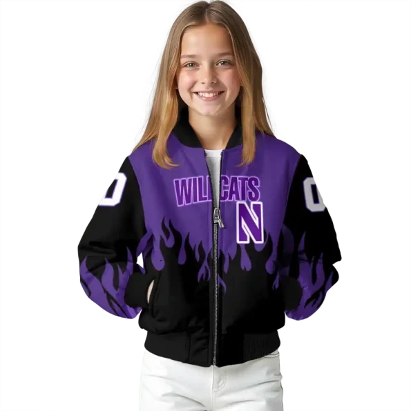 Northwestern20Wildcats20NCAAZone Jacket 7 Bomber.webp